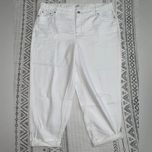 LOFT Classic White Jeans - Size 18 - Picture 2 of 10